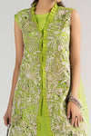 3 Piece Embroidered Organza Suit