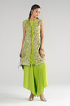 3 Piece Embroidered Organza Suit