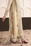 3 Piece Embroidered Raw Silk Suit