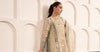 3 Piece Embroidered Raw Silk Suit