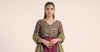 3 Piece Embroidered Raw Silk Suit