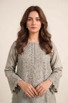 3 Piece Embroidered Tissue Silk Suit