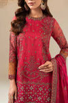 3 Piece Embroidered Organza Suit