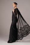 Embroidered Net Saree