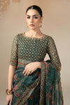 Embroidered Organza Saree