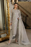 3 Piece Embroidered Organza Suit