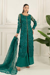 3 Piece Embroidered Organza Suit