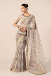 Embroidered Organza Saree
