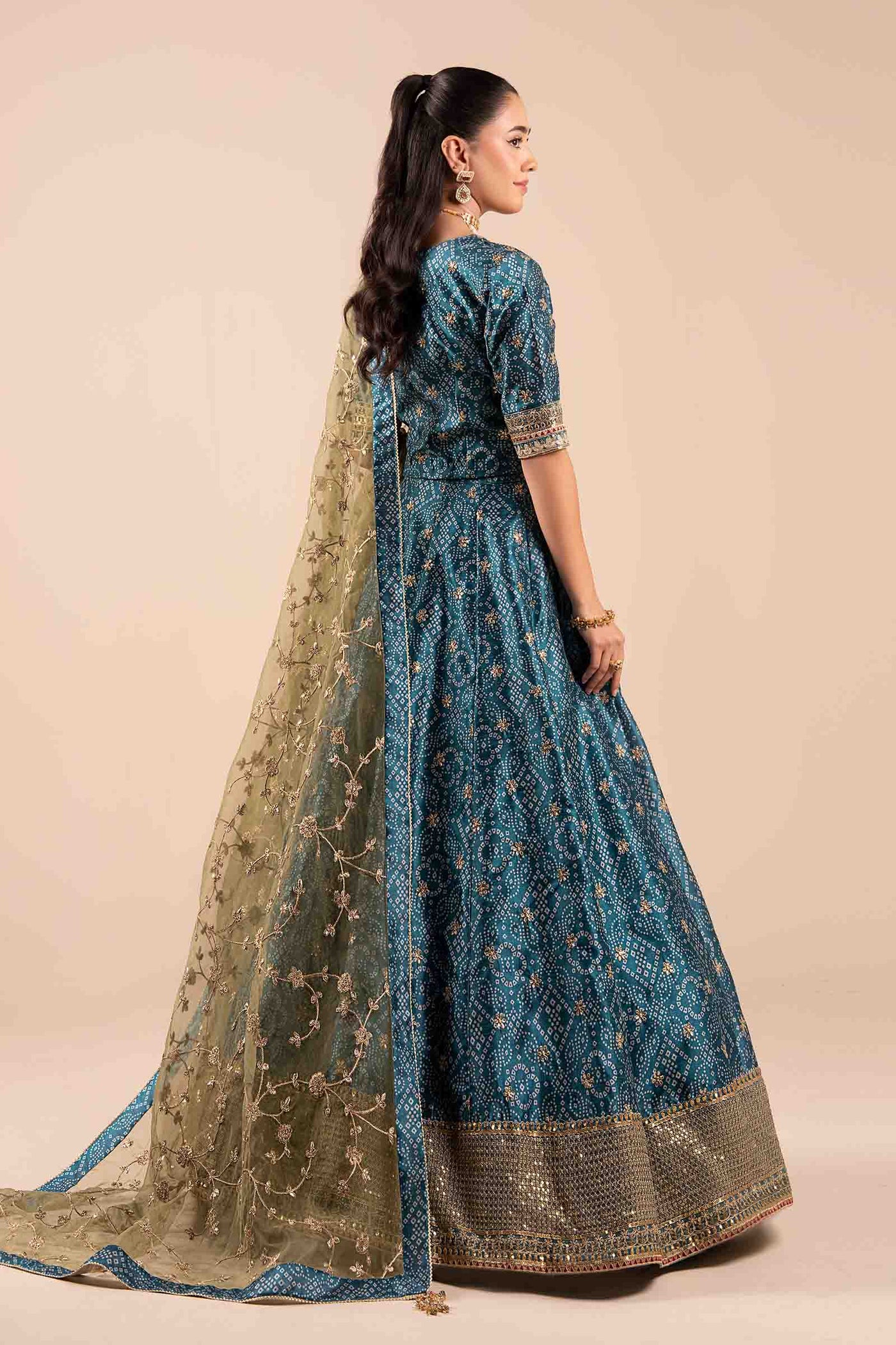 Embroidered Raw Silk Saree | SF-EF25-11