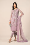 3 Piece Embroidered Organza Suit