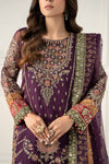 3 Piece Embroidered Organza Suit