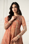 3 Piece Embroidered Zari Net Suit