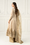 3 Piece Embroidered Raw Silk Suit