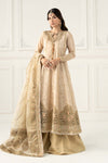 3 Piece Embroidered Raw Silk Suit