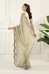 Embroidered Chiffon Saree