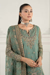 3 Piece Embroidered Organza Suit