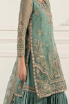 3 Piece Embroidered Organza Suit