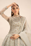 3 Piece Embroidered Organza Suit