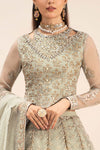 3 Piece Embroidered Organza Suit