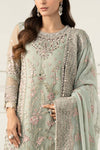 3 Piece Embroidered Raw Silk Suit