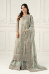 3 Piece Embroidered Raw Silk Suit