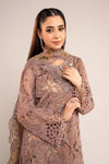 3 Piece Embroidered Organza Suit