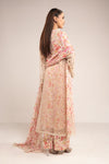 3 Piece Embroidered Organza Suit