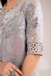 3 Piece Embroidered Chiffon Suit