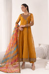 3 Piece Embroidered Organza Suit