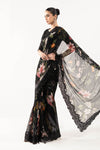 Embroidered Chiffon Saree