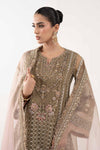 3 Piece Embroidered Organza Suit