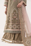 3 Piece Embroidered Organza Suit