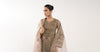 3 Piece Embroidered Organza Suit