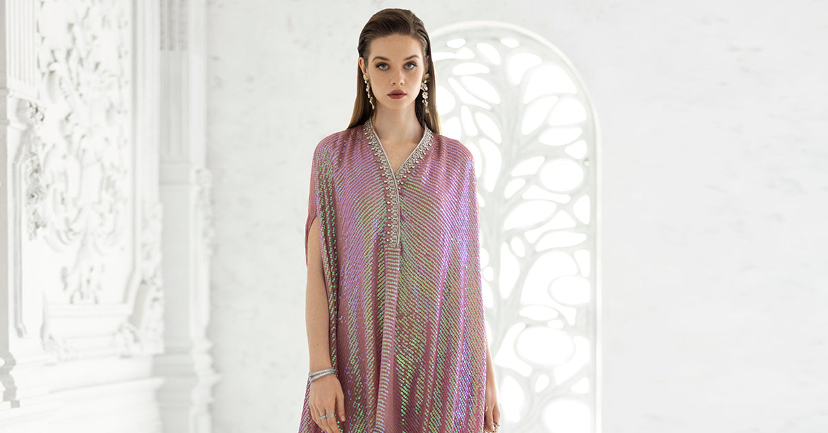 3 Piece Embroidered Chiffon Suit