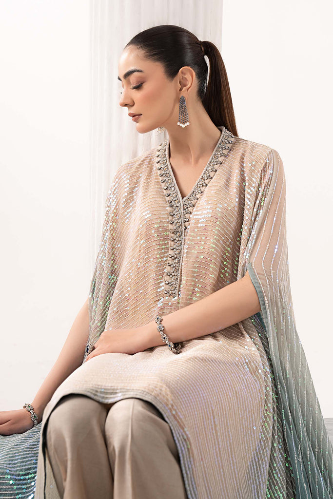 Maria B 3 Piece Embroidered Chiffon Suit, view 1
