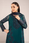 3 Piece Embroidered Chiffon Suit