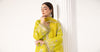 3 Piece Embroidered Raw Silk Suit