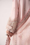 3 Piece Embroidered Raw Silk Suit