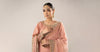 3 Piece Embroidered Raw Silk Suit