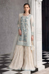 3 Piece Embroidered Organza Suit