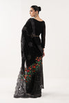 Embroidered Chiffon Saree