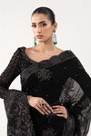 Embroidered Chiffon Saree