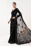 Embroidered Chiffon Saree