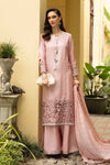 3 Piece Embroidered Raw Silk Suit