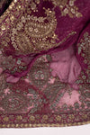 Embroidered Chiffon Saree