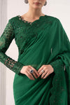 Embroidered Chiffon Saree