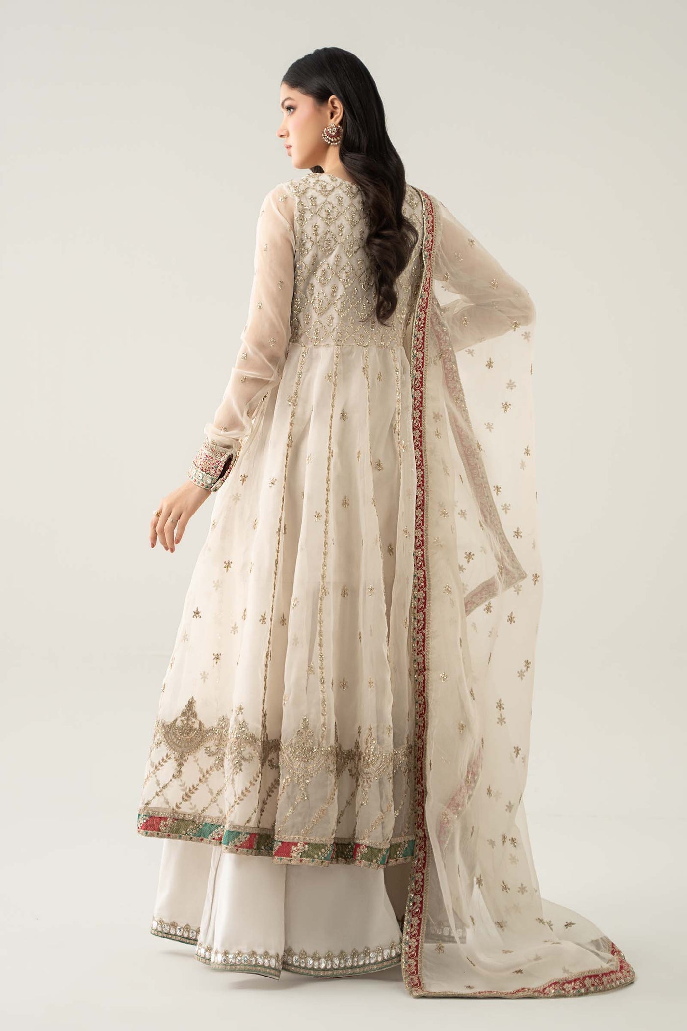 3 Piece Embroidered Suit | SF-EF23-16R1