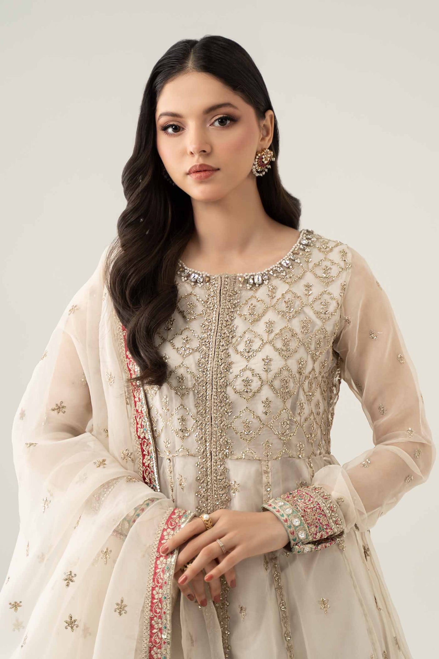 3 Piece Embroidered Suit | SF-EF23-16R1