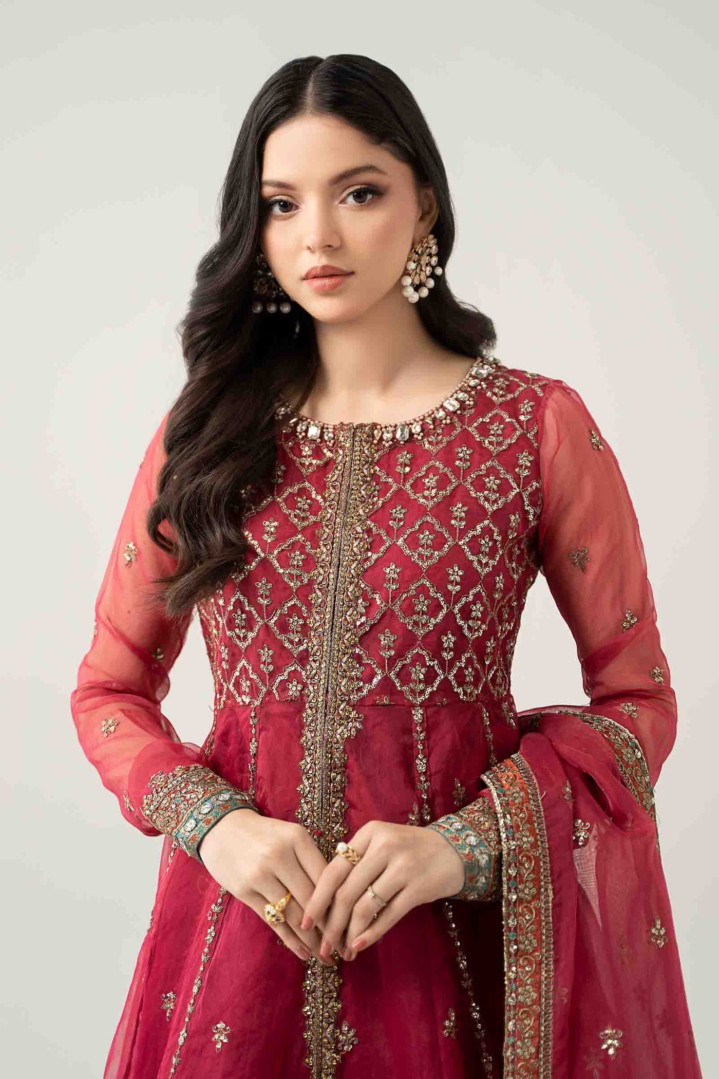3 Piece Embroidered Suit