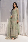3 Piece Embroidered Organza Suit